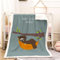 Kuscheldecke Flauschig Fleecedecke Faultier - Decke Sofa XL 150x200 cm, Faultier In Der Hängematte Couchdecke Super Weich & Warme Fleecedecke, Wohnzimmerdecke Sofadecke Tagesdecke Wohndecke