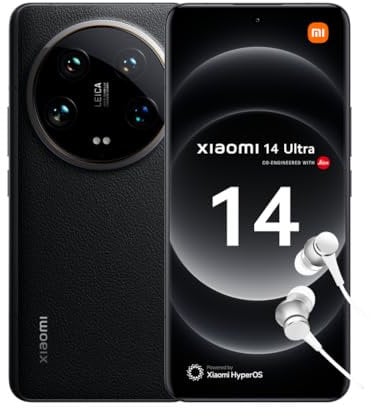 Xiaomi 14 Ultra – Smartphone 16+512 GB - Black (UK Version and 2 Year Warranty)