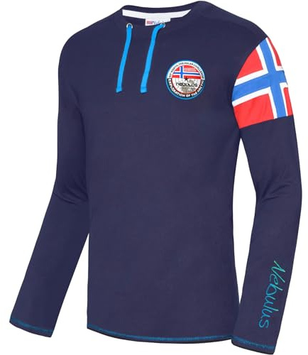 Nebulus Herren Langarmshirt FRERK, Longsleeve, Rundhalsausschnitt