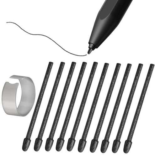10X Pointes de Remplacement pour Remarkable 1/2/Marker/Marker Plus & Boox Pen2 Pro/Boox Pen Plus/Boox Triangle Pen/BOOX Wacom Stylo Stylet, Boox Max/Note/Nova/Go/Tab Ultra&Mini Série, Flet