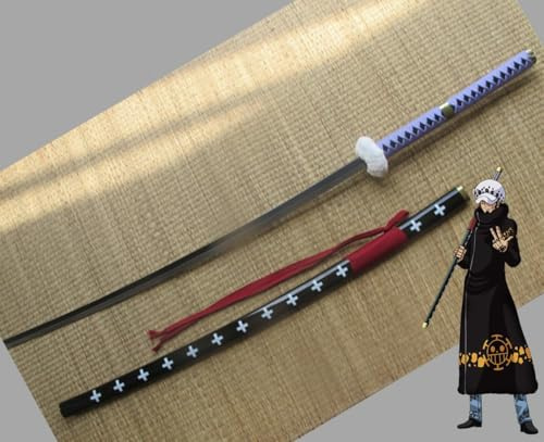 Fyrescosplay Katana von Trafalgar Law Serie Anime aus Bambus Holz 142 cm Cosplay