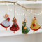 4 Stück Retro-Eisenkunst-Weihnachtsengel Dekoration, Engel zum Aufhängen, Weihnachtsengel Baumschmuck, Landschaft, Metall, Weihnachtsdekoration, Geschenke