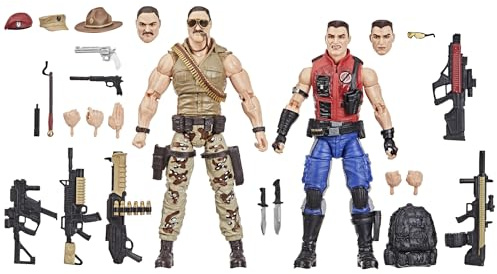 G.I. Joe Classified Series #173, SGT Slaughter & Felix Mercer Stratton, 2 Collectible 6 Inch Action Figures with 26 Accessories