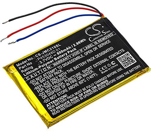 TollCor Batterie de rechange 800 mAh/3,7 V pour JBL Clip 2 Special Edition, Clip Plus, P/N : P453048D 01
