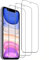 3 Piezas Protector Pantalla para iPhone 11, iPhone XR Cristal Vidrio Templado HD Clara Antiarañazos Antihuellas Sin Burbujas Dureza 9H Cobertura Completo 6,1 Pulgadas Transparente Ultra Resistente