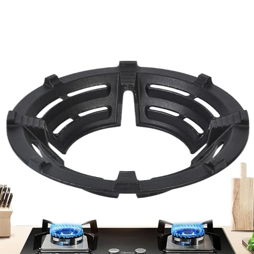 Ungtyb Anneau de support pour wok, anneau de support pour cuisinière électrique, support de wok coupe-vent, support de wok en fer, support pour wok pour cuisinière, anneau de wok pour cuisinière