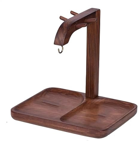 Cuenco para Llaves para la Mesa de Entrada Zapatero de Entrada Organizador de Llaves Colgante Bandeja de Nogal Estante de Escritorio Organizador Plato para Joyas