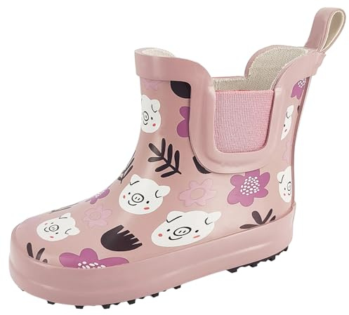 Beck Mädchen Schweinchen-4045Gummistiefel