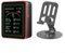 Monitor de aire multifunción 15 en 1 con WiFi para PM2 5, PM10, temperatura y humedad (negro)