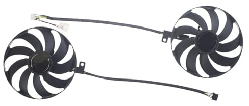 ZCDYGHU 87mm RTX2060S RTX2070S RTX2080S Video Karte Fan Für für Dual für RTX 2060 2070 2080 für SUPER EVO GPU(Left Fan)