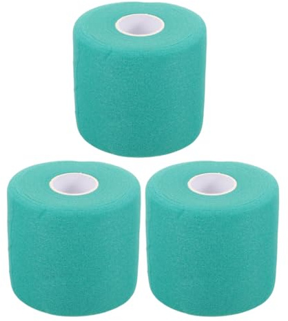 TOYZFRIENDY 3 Stück-pack Sport Vorwickelband 7cm X 27m Elastische Schaumstoff Unterbandage Atmungsaktives Sporttape für Handgelenk Knöchel Stabile Polsterung für Basketball Wandern Laufen