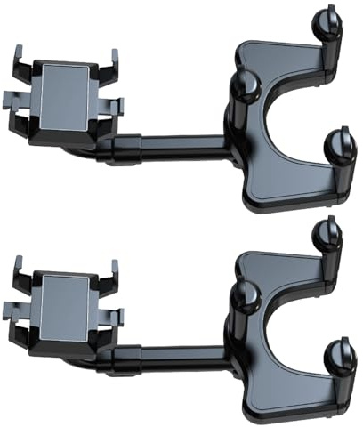 EPIGEIST 2 Pièces Porte-téléphonie pour Le rétroviseur Support de téléphone de Voiture réglable Support de téléphone de Miroir de Voiture Black