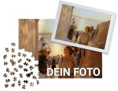 Pixum Fotopuzzle mit eigenem Foto, personalisiertes Geschenk, 500 Teile | Selbst gestalten, hochwertige Druckqualität, Fotogeschenk für Erwachsene und Kinder