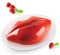 silikomart | Moule à gâteau en Silicone Modern Kiss, antiadhésif, Lot de 1 Moule à gâteau, Design 3D, 250 h 150 mm, h 65, Volume 1,2 ml, Made in Italy, Gris