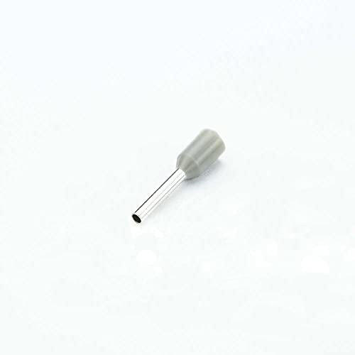 edi-tronic Aderendhülsen isoliert 0.75mm² 100 St. E-0,75mm² grau