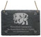Schiefertafel « LABRADOR RETRIEVER » Schild mit individuellem Text und Hunde Motiv - Türschild Namensschild Klingelschild - Wunschgravur