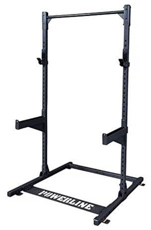 Body-Solid Powerline (PPR500) Halber Rack – Kompakter Power-Cage mit J-Cups & Sicherheits-Spotter-Armen für Zuhause, Fitnessstudio, Krafttraining