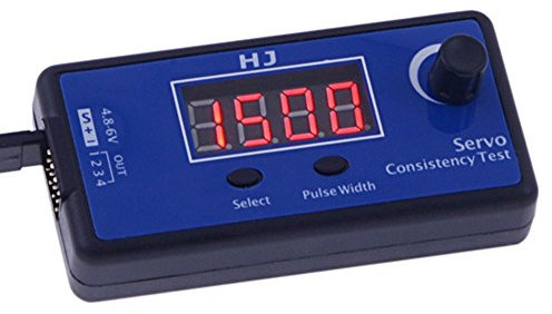 Geekstory HJ Digitaler RC Servo Tester ESC Konsistenz Tester Controler Controler Test für RC Hubschrauber Flugzeug Auto