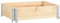vidaXL Kiefernholz Massiv Paletten Aufsatzrahmen Palettenrahmen Hochbeet Gartenbeet Pflanzbeet Europalette Holz Klapprahmen Stapelrahmen 60x80cm