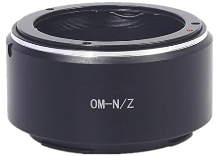OM-Niko Z Objektivadapter Adapterring,für Olympus OM 35mm Objektiv Kompatibel für Nikon Z 7 und für Nikon Z 6 Spiegellose Vollformatkamera,OM to Niko Z Lens Adapter