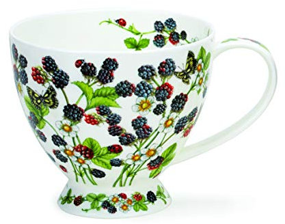 SK-WILB-XX Tasse en porcelaine anglaise Motif mûres sauvages