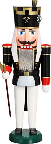 Seiffener - Schiaccianoci con i Monti Metalliferi e Noce, 38 cm