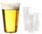 Earth and Wear Heavy Duty Plastic Half Pint Glass 300ml CE Marked Plastic Cups are Strong and Sturdy Great Disposable Glasses for Parties Pack of 50 Set of 50 Plastic Pint Glasses (50)