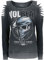 Volbeat Bandana Skull Frauen Sweatshirt grau L 95% Baumwolle, 5% Elasthan Band-Merch, Bands