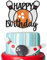 Gyufise 1 x Bowling-Geburtstagskuchenaufsatz, Bowlingkugel, Kuchendekoration, Dekoration für Bowling, Geburtstagsparty, Ruhestand, Party, Firmenveranstaltungen, Zubehör, Babyparty, Abschlussfeier,