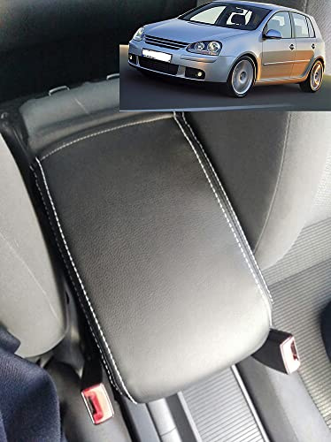 Housse D'Accoudoir Central Coussin Cuir Pour Golf 5 MK5 2005 2006 2007 2008 2009 2010 Console Centrale Couvercle Accoudoir Protecteur éTui De Protection Accessoires Auto