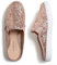 Feversole Women's Sport Mules Slip On Loafers Fashion Backless Sneakers,Sandali Sportivi Donna Glitter Oro Rosa 38