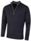 Calvin Klein Mens 1/2 Zip CK Golf Sweater - Navy Marl - S
