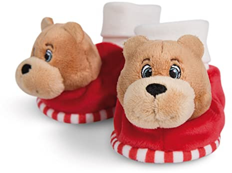 NICI Babyschuhe mit Rassel FC Bayern Bear Berni