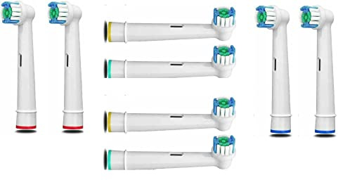 Replacement Toothbrush Heads for Oral B,8 Pack Replacement Heads Compatible with Oral B Braun Electric Toothbrush