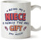 MUGFFINS Niece Mug - in English - I'm The only Gift You Need - Funny Gift - Ceramic 11oz Mug