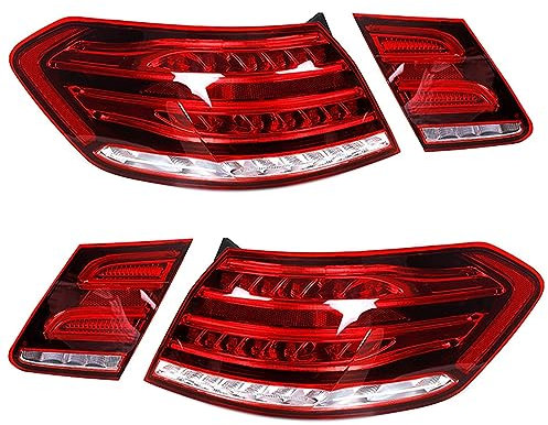 Auto Rückleuchten für E Class W212 E200 E240 E260 E280 E300 2014 2015 2016 2129060403,Anhänger Rücklicht Kontrollleucht,Multifunktion Heckleuchten Leuchten,A/1set