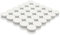 ZDZBLX Fridge Magnets - 30 Pack Strong, Heavy Duty Mini Round Magnets for Whiteboard, Fridge, Notice Board (White)