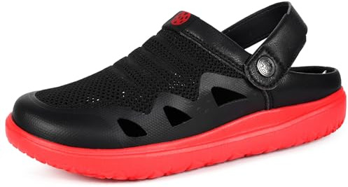 Eagsouni Sabots Mules Femmes Chaussures de Jardin Été | Respirant,Antidérapantes,Confortables,Légeres,orthopédiques,Sandales,clogs,plage Piscine