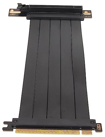 PCIE 4.0 X16 Grafikkarten-Verlängerungskabel für RX 7900 XT 7800 XT 7700 XT 7600 7500, 90-Grad-GPU-Verlängerungskabel, Flexibler (20 cm)