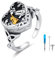 Urnen Ring für Asche 925 Sterling Silber Herz Katzen Einäscherung Ring Keltischer Schmuck Katze Denkmal Geschenke für Damen Frauen Katzenliebhaber…
