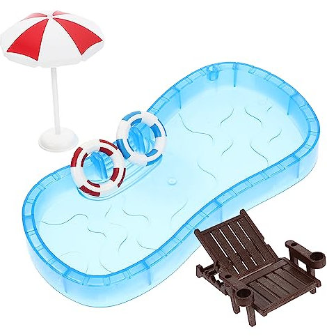 JOINPAYA 5 mini decorazioni per la spiaggia: decorazione in miniatura, per la spiaggia, per la piscina, per la sabbia da giardino fai da te