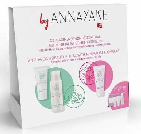 Annayake - Anti Aging Travel Set - Cleanskin Cleansing Gel 30ml + Cleanskin Anti Ageing Lotion 50ml + Hanami Radiance Cream 30ml