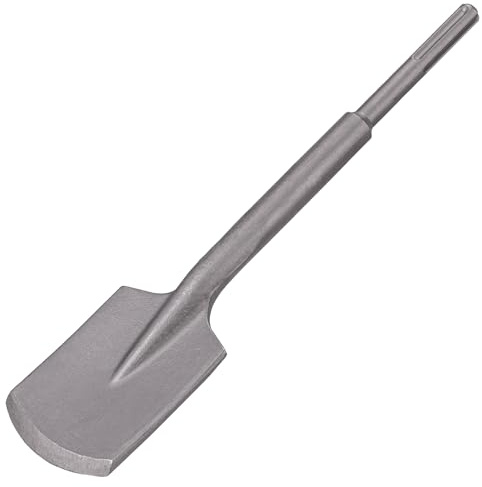 Berserker SDS-Max Shank Clay Spade, 4-1/2 x 18-1/2 Steel Shovel Bit | for Digging in General Gardening, Backyard Landscaping on Clay Gravel Soil Sandstone with All SDS Max Rotary or Jack Hammer