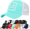 Enwokran Berretto da Baseball con Visiera Unisex Cotone Regolabile Anti-Sole Ricamo Cappello da Baseball Cappellini per Sport All'aperto Hip Hop papà Trucker Posteriore Maglia Cappello (Azzurro)