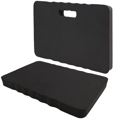 KXVXXV Kniekissen-Garten, 2 Stück Kniekissen für Arbeiten und Gartenarbeit Kniebrett aus Hochdichtem Schaumstoff Kniepolster-Arbeit Knieschoner-Gartenarbeit, 43 x 28 x 3.7cm