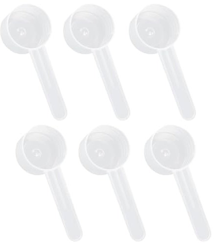 XPEX 6 Stück 20ml messlöffel dosierlöffel waschpulver dosierer measuring spoons pulver portionierer für Waschmittel