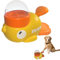 Duck Shape Dog Slow Feeder Toy, Pet Food Dispenser Cats Dog Interaction Treats Feeder,Fun Treat Dispenser for Small Pets