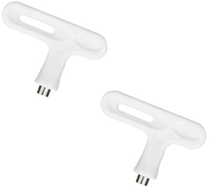 2 Pieces Track Spikes Wrench,Wrench Steel Sports Shoe Spikes Replacement Tool,Athletic Spike wrenchs,Running Spikes Wrenchs,T Type Wrenchs Nail Puller,for Track and Field Spikes Shoes(White).
