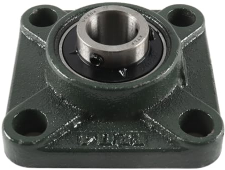 Orivin Quadratisches Flanschlager mit Gehäuse UCF 204 Kugellager UC204 für Welle 30mm Gehäuse F204 Stahlkugellager für Industrie und allgemeine Anwendungen