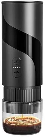 Portable Coffee Machine, Portable Coffee Maker None Self-heating, 20 Bar Electric Travel Coffee Maker, Portable Espresso Machine for Car, Camping, Office, Compatible with Coffee Grounds & Capsules